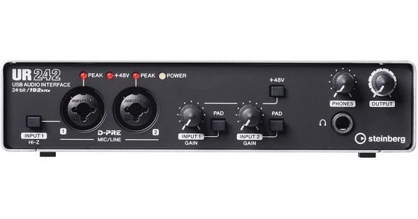 Steinberg UR242 - USB 2.0 Audio Interface with Dual UR242 B&H